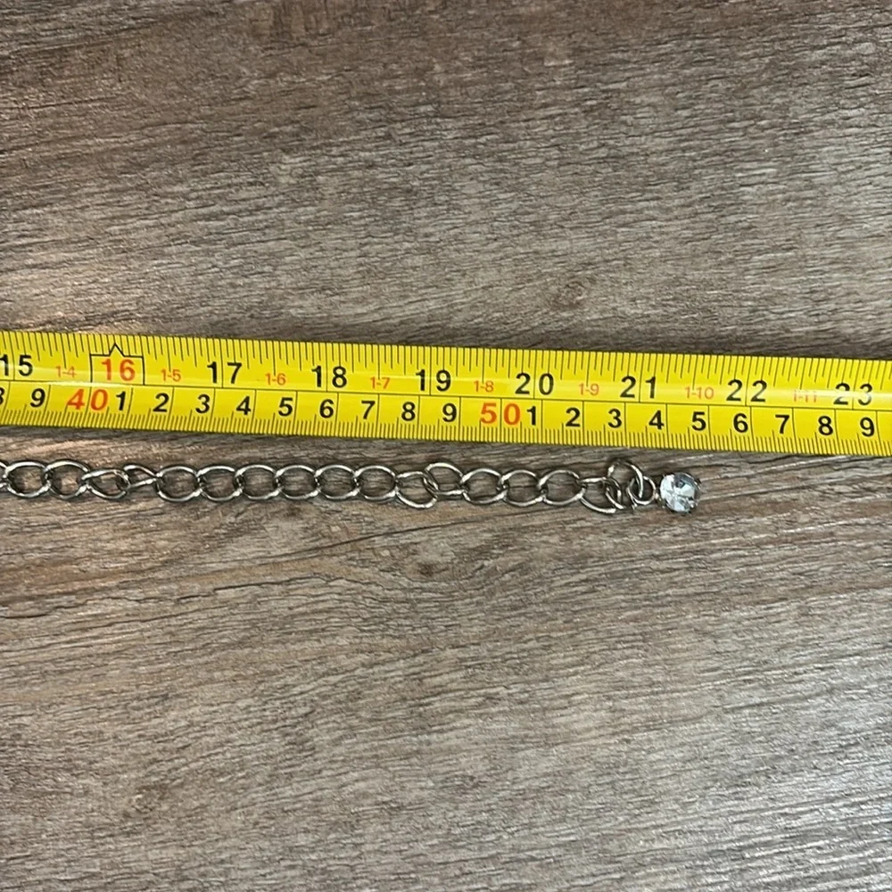 Rhinestone Belt. Approx 45” total length. Adjustable. - Picture 6 of 8